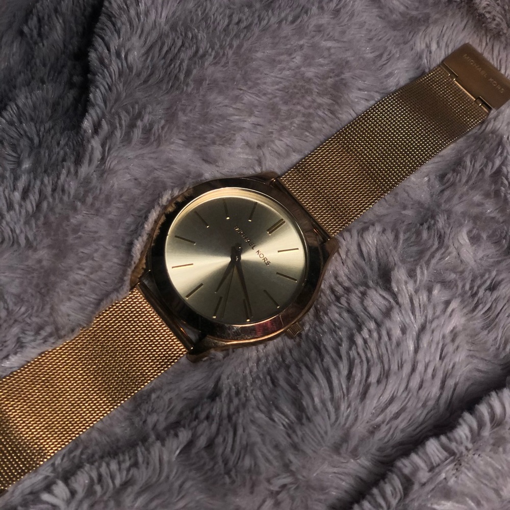 Gold Michael Kors watch